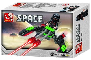 Vesm&iacute;rn&aacute; st&iacute;hačka Sluban Space Fighter M38-B0313 (1 ks)
