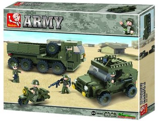 Sluban Army Z&aacute;sobovac&iacute; jednotka M38-B0307 (1 ks)