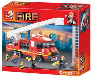 Sluban Hasičsk&yacute; vůz s žebř&iacute;kem M38-B0221 (1 ks)