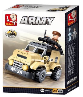 Sluban 8 v 1 Hl&iacute;dkov&yacute; vůz M38-B0587A (1 ks)