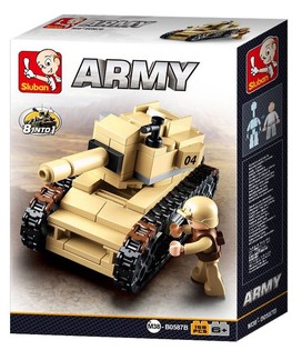 Sluban Army Tank 8 v 1 M38-B0587B (1 ks)