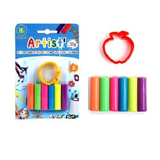 Plastel&iacute;na 50g + Formička na kartě (24 ks)