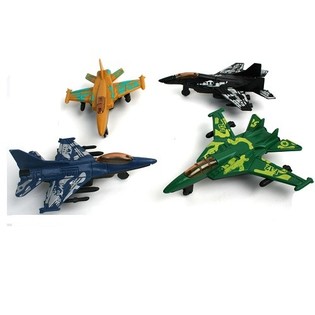 MODEL LETADLA F-16 CAMOUFLAGE PULL BACK (48 ks)