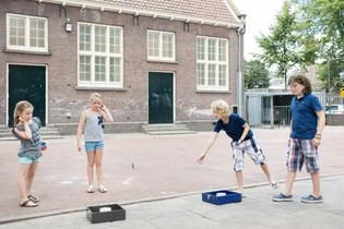 BS Velk&aacute; Vrhac&iacute; Hra Toss - Dřevěn&aacute; Venkovn&iacute; Hračka (1 ks)