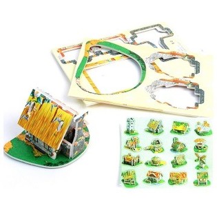 MAL&Eacute; 3D PUZZLE - DOMEČEK (48 ks)