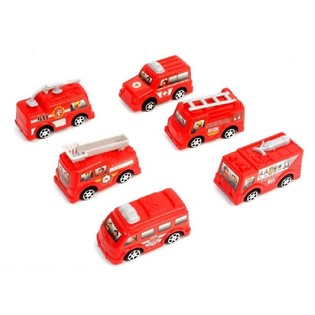 HASIČSK&Aacute; A AMBULANTN&Iacute; VOZIDLA PULL BACK (24 ks)