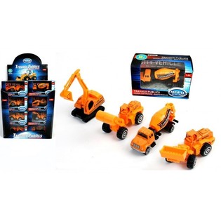 KOVOV&Aacute; STAVEBN&Iacute; VOZIDLA DIE-CAST MIX (24 ks)