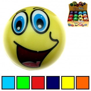 Antistresov&eacute; M&iacute;čky Smiley PU - Displej (24 ks)