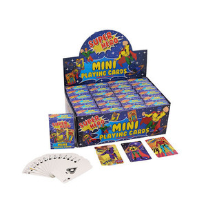 MINI HRAC&Iacute; KARTY &ndash; MODEL: SUPERHRDINOV&Eacute; V DISPLEJI (24 ks)
