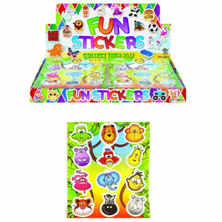 FUN STICKERS – MODEL: ZVÍŘATA Z DŽUNGLE (120 ks)