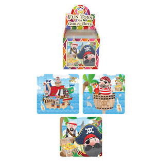 Pir&aacute;tsk&eacute; puzzle 13 x 12 cm v displeji (108 ks)