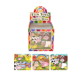 Mini puzzle Dom&aacute;c&iacute; zv&iacute;ř&aacute;tka 13 x 12 cm v displeji (108 ks)