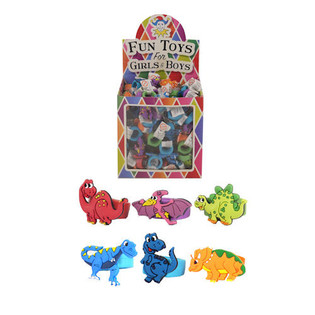 Dětsk&eacute; prst&yacute;nky model: Dinosaurus v displeji (156 ks)