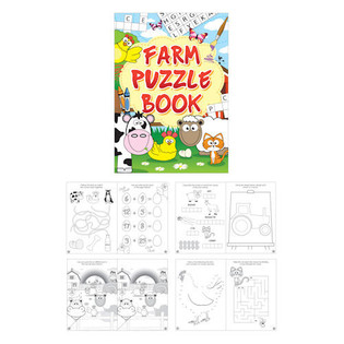 KNIHA S PUZZLE FARMA (48 ks)