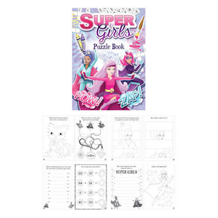 PUZZLE KNIHA SUPER GIRLS (48 ks)