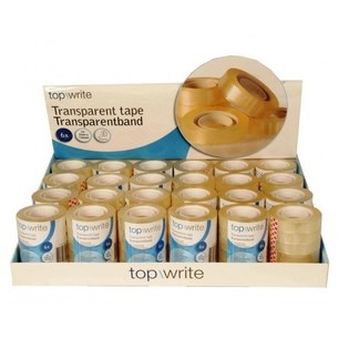 TOPWRITE - 6 ROL&Iacute; PRŮHLEDN&Eacute; LEPIC&Iacute; P&Aacute;SKY V DISPLEJI (24 SAD PO 6)