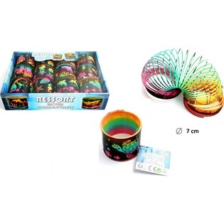 Velké Pružiny Slinky Mořští Živočichové Ø7cm v Displayi (12ks)