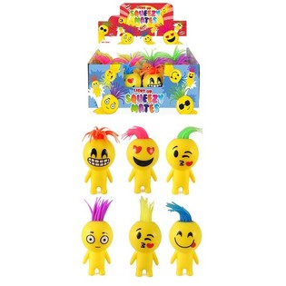 Sv&iacute;t&iacute;c&iacute; Figurky Squeezy Smiley v Displayi (12 ks)