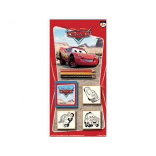 Velk&aacute; Sada Raz&iacute;tek a Omalov&aacute;nek Disney Cars na Kartě (24 ks)