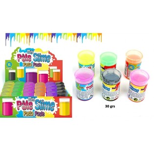 Barevn&yacute; Mini Slime v Sudu (30g) - Display 24 ks