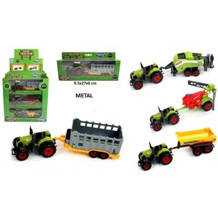 SADA TRAKTORŮ DIE CAST V DISPLEJI (12 ks)
