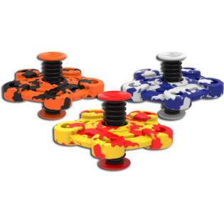 SPRINGING FLIP SPINNER - S Potiskem | MIX BAREV (10 ks)