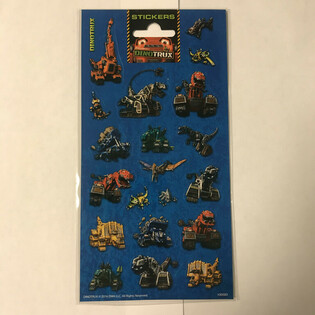 SAMOLEPKY: DINOTRUX, Rozm. 20 x 10 cm (10 ks)