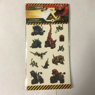 SAMOLEPKY: DINOTRUX, rozm. 20 x 10 cm (10 ks)