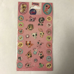 Samolepky Little PetShop, 20 x 10 cm (10 ks)