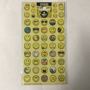 Samolepky SMILEY WORLD, 20 x 10 cm (10 ks)