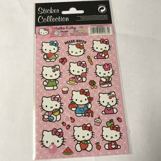 SAMOLEPKY: HELLO KITTY, Rozm. 20 x 10 cm (10 ks)