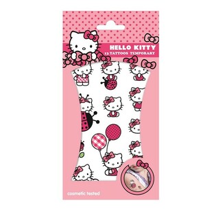 Dočasn&eacute; Tetov&aacute;n&iacute; HELLO KITTY - Rozměr 20 x 10 cm (10 ks)