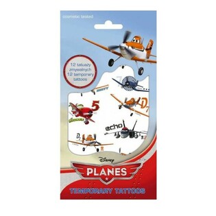 TETOV&Aacute;N&Iacute; &ndash; DOČASN&Eacute; TETOV&Aacute;N&Iacute; DISNEY PLANES, Rozměry 20 x 10 cm (10 ks)
