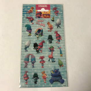 Arch samolepek: TROLLS, 20 x 10 cm (10 ks)