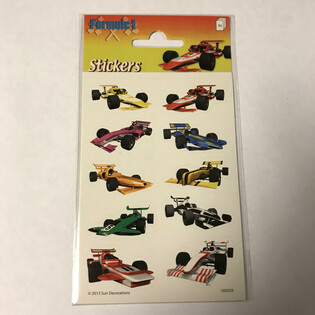 ARCH SAMOLEPEK: Z&Aacute;VODN&Iacute; VOZY FORMULE 1, 16 x 9 cm (10 ks)