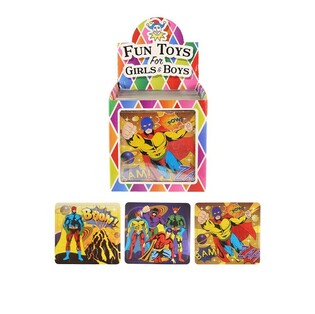 PUZZLE SUPERHRDINOV&Eacute;, 13 x 12 cm, V DISPLAYI (108 ks)