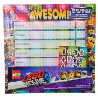 LEGO ODMĚŇOVAC&Iacute; TABULKA S LEGO SAMOLEPKAMI (24 ks)