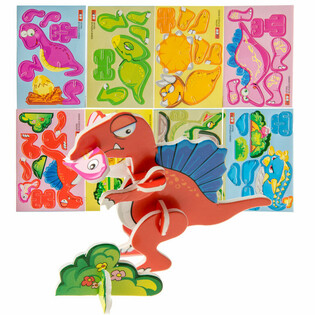 3D puzzle Dinosauři (48 ks)