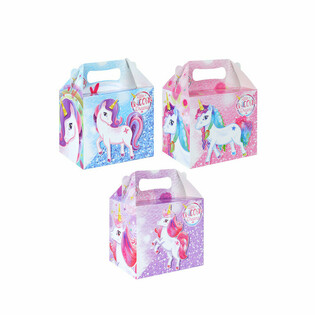 MENU BOX &ndash; JEDNOROŽEC / UNICORN &ndash; 14 x 9,5 x 18 cm (12 ks)