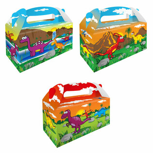 Krabička na Dětsk&eacute; Menu &ndash; Dinosaurus &ndash; 22,5 x 9,5 x 18 cm (12 ks)