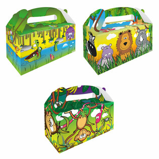 MENU BOX &ndash; DŽUNGLE &ndash; 22,5 x 9,5 x 18 cm (12 ks)