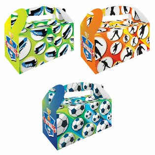 Menu Box Fotbal &ndash; 22,5 x 9,5 x 18 cm (12 ks)