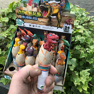 3D Bublifuk Dinosaurus v tyči (24 kusů v displeji)