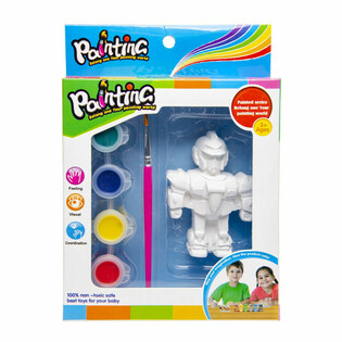 Malov&aacute;n&iacute; 3D figurek - Lev / Robot / Mot&yacute;l (6 ks)