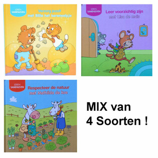 Mix edukativn&iacute;ch dětsk&yacute;ch knih - Uč&iacute;me se ž&iacute;t spolu (12 ks)