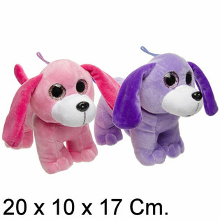 Roztomil&iacute; ply&scaron;ov&iacute; psi - 20 cm - Mix barev (6 kusů)