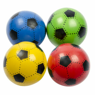 FOTBALOV&Eacute; M&Iacute;ČE - 23CM - MIX BAREV (10 ks)