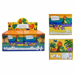 Dinosauř&iacute; Puzzle 48 d&iacute;lků - Display (12 ks)