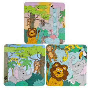 Mix Jungle Puzzle (14x14 cm) - V&yacute;hodn&eacute; balen&iacute; 50 ks