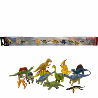 ANIMAL WORLD - MIX FIGUREK DINOSAURŮ (12 ks)